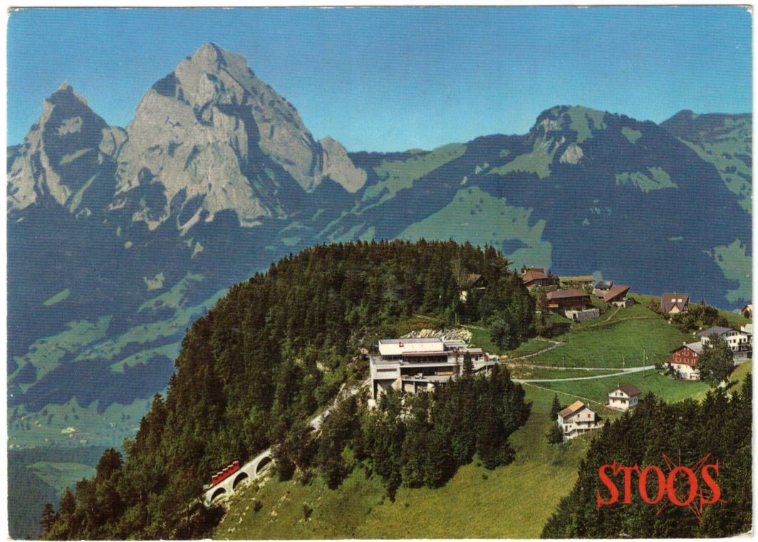 Ansichtskarten: Stoos - Standseilbahn – Gebraucht aus Binningen von Mountainrider