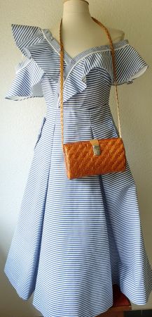 TASCHE NATUR MATERIAL BAG PERFEKT SOMMER UMHÄNGETASCHE TOP