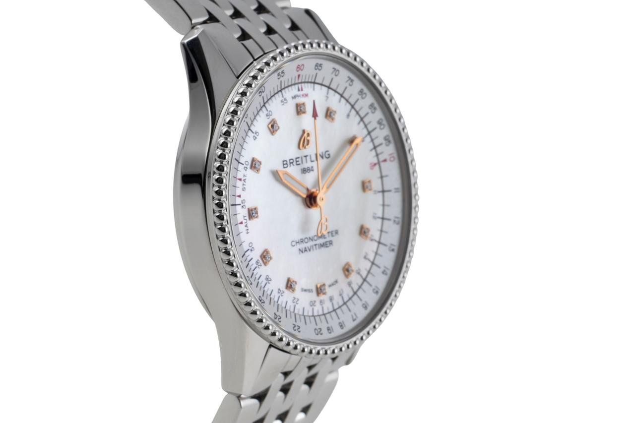 Breitling Montres: Breitling Navitimer Automatic 35 MOP Diamant – Neuf (Voir description) à Grenchen par chaga1234 2