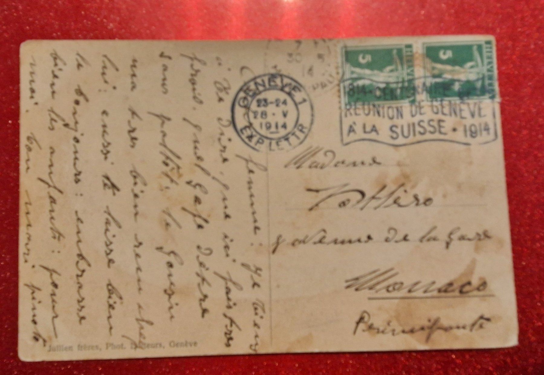 Cartoline postali: Geneve 1914 – Usato da Melchnau venduto da Arthurius 2
