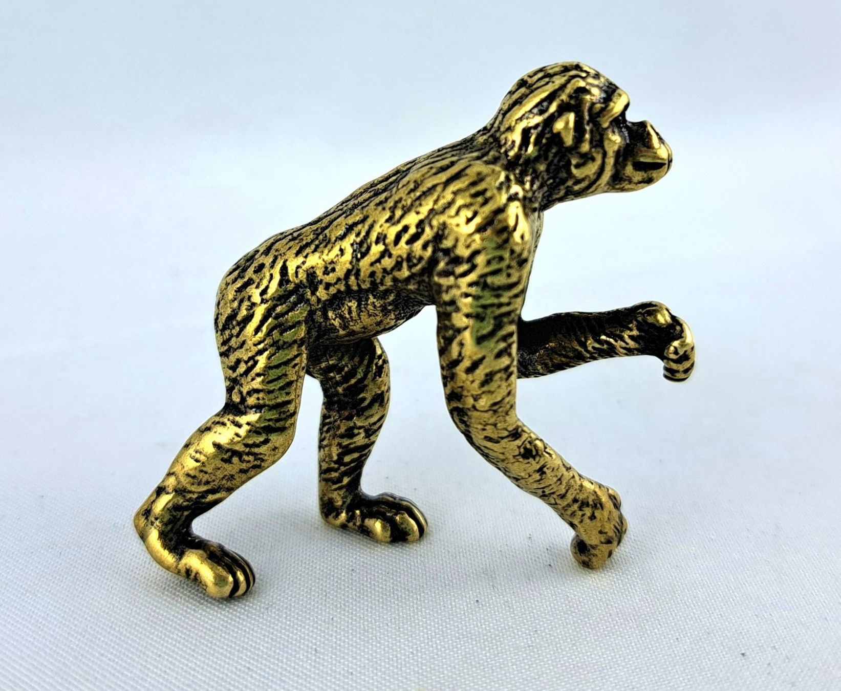 Figuren: SCHIMPANSE - Messing Figur - Dekoration - 4x3,5cm – Neu und originalverpackt aus Grenchen von Yamahwildstar16 2