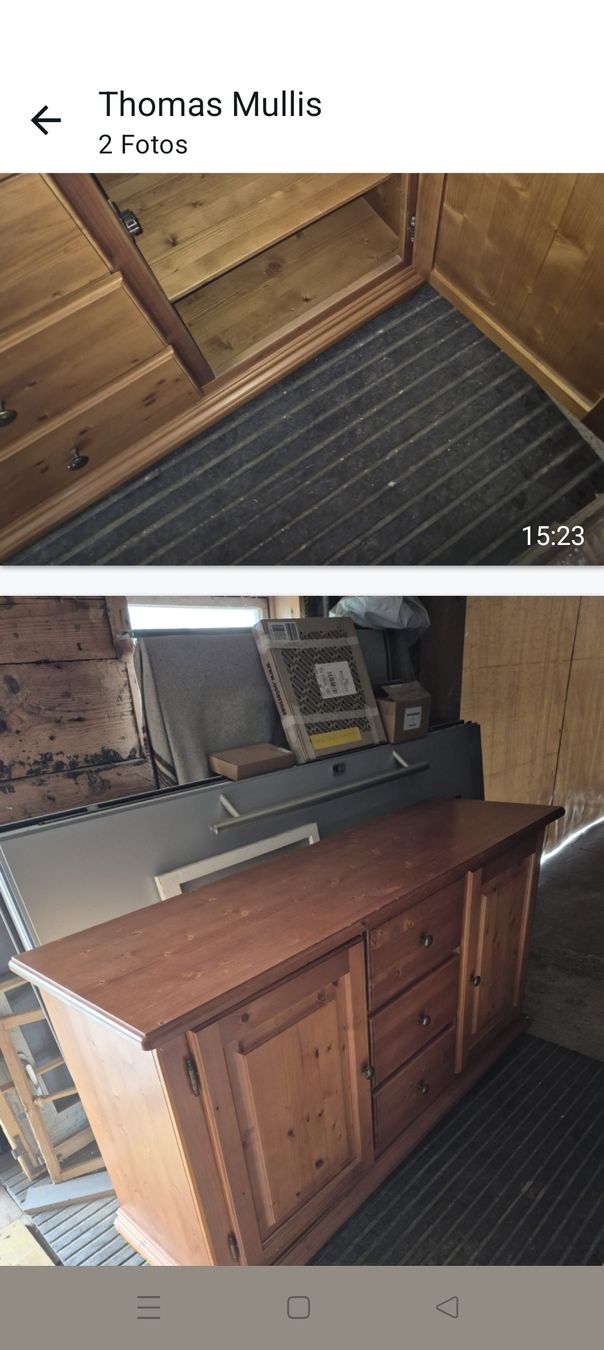 Cassettiere: Sideboard / Kommode Fichte gebeizt lackiert – Usato da Flumserberg Bergh venduto da tamaramullis 5