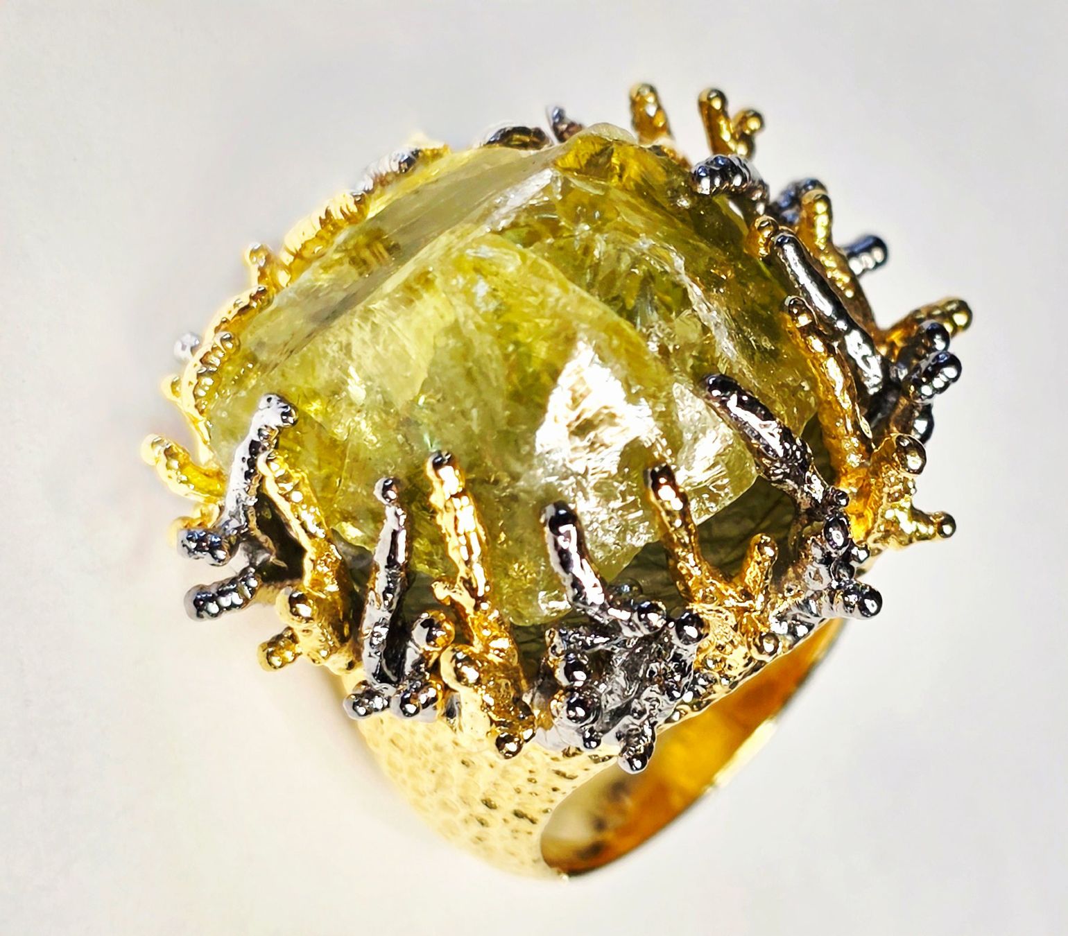Anelli: Ungeschliffener Peridot Ring – Nuovo (secondo la descrizione) da Zürich venduto da adriben 2
