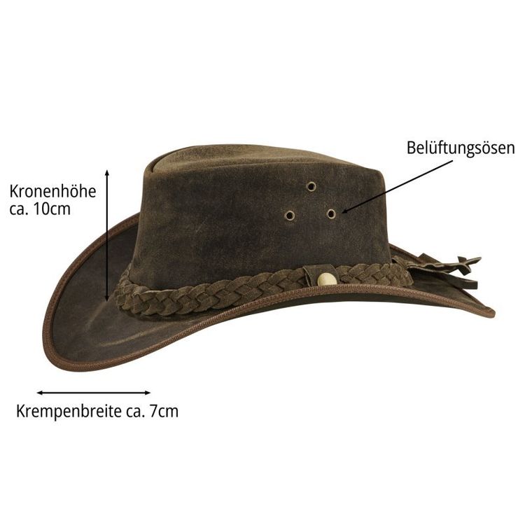 HHF Western Cowboy Hut - Roll Up Brim Retro Gentleman Lady Jazz Cap