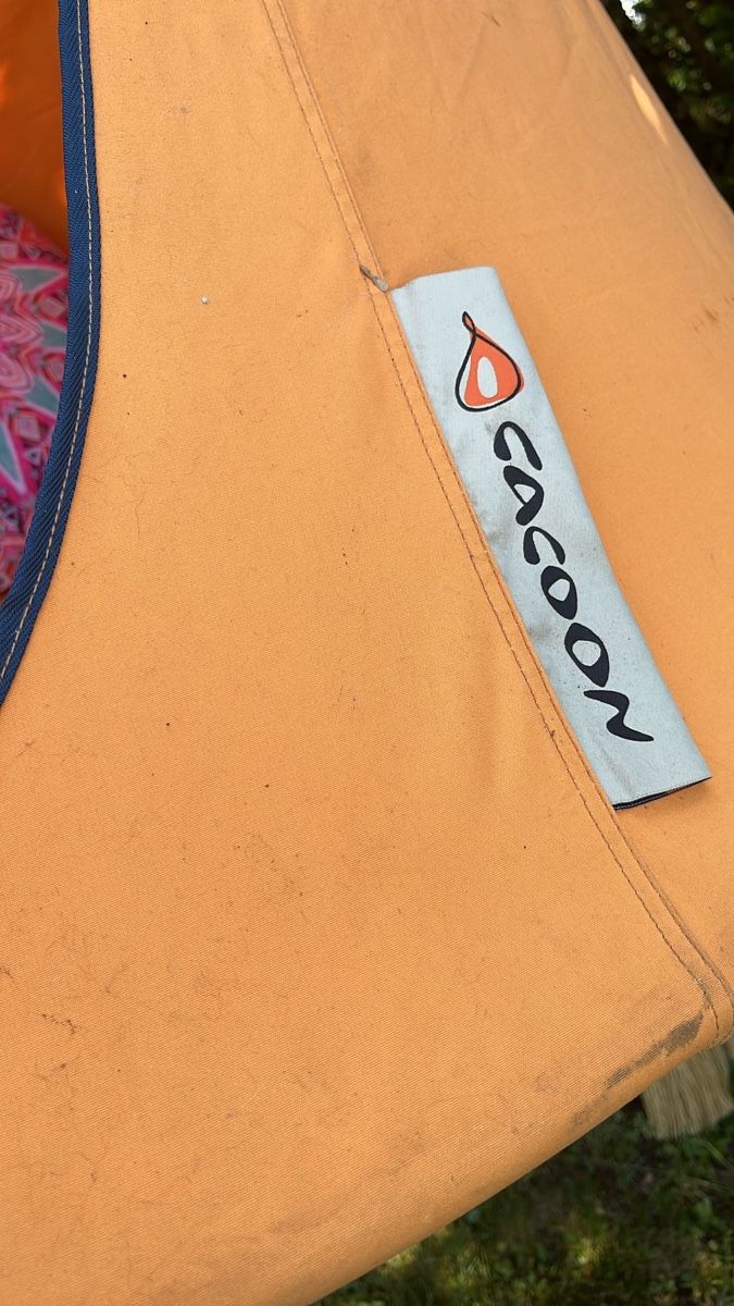 Poltrone pensili da giardino: Cacoon Hängesessel orange, 150 cm  – Usato da Lenzburg venduto da selabella 3