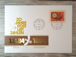 TR51 Enveloppe + Timbre Suisse 1984