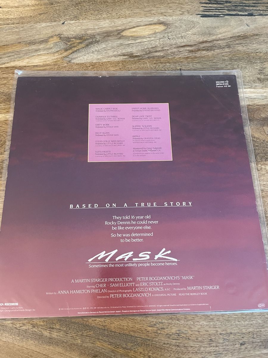 Schallplatten: MASK - Soundtrack – Gebraucht aus Hombrechtikon von baersandro 1