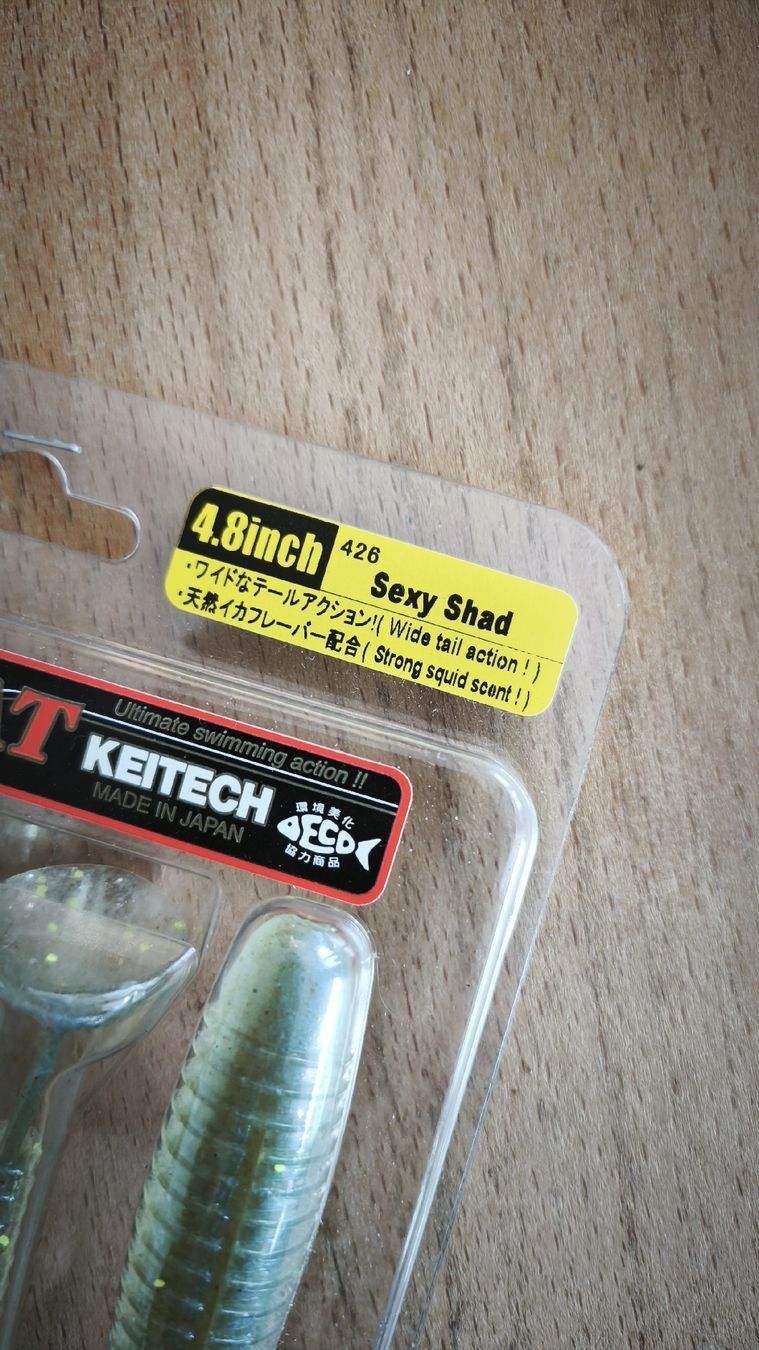 Keitech Esche: Keitech Swing Impact 4.8' Sexy Shad – Nuovo e nell'imballaggio originale da Sarnen venduto da sebalant 1