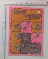 Retro Knobelspiele Set, Metalldraht Puzzle, Geduldsspiel!