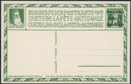 1917 - Pro Patria - Bundesfeierkarte - Entwertet