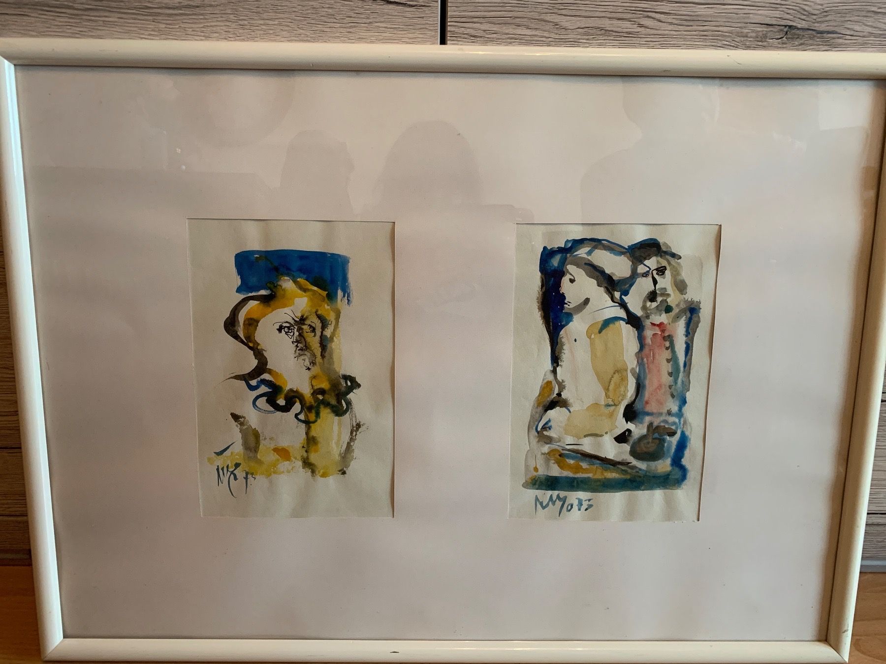 Tableaux: Tableau Lavis-aquarelle 68x48 – D'occasion à MEYRIN par Gwendo10