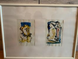 Tableau Lavis-aquarelle 68x48