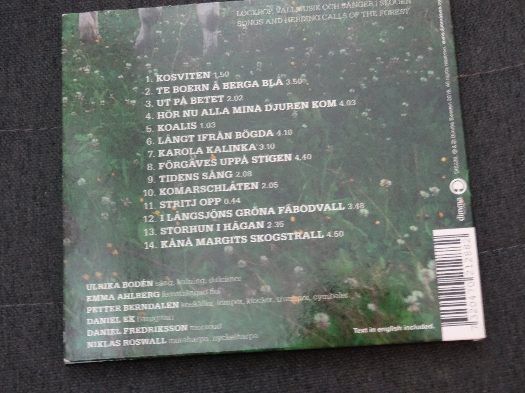CDs: Ulrika Boden - Te Berga bla CD – Gebraucht aus Olten von Disc-Ausverkauf 1