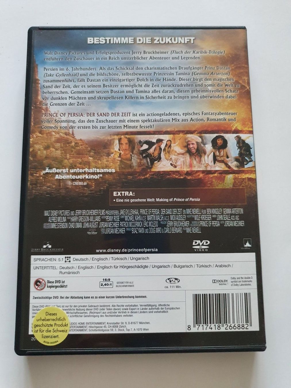 Alle DVDs: Prince of Persia DVD – Gebraucht aus Oberdorf BL von BaldenEagle 1