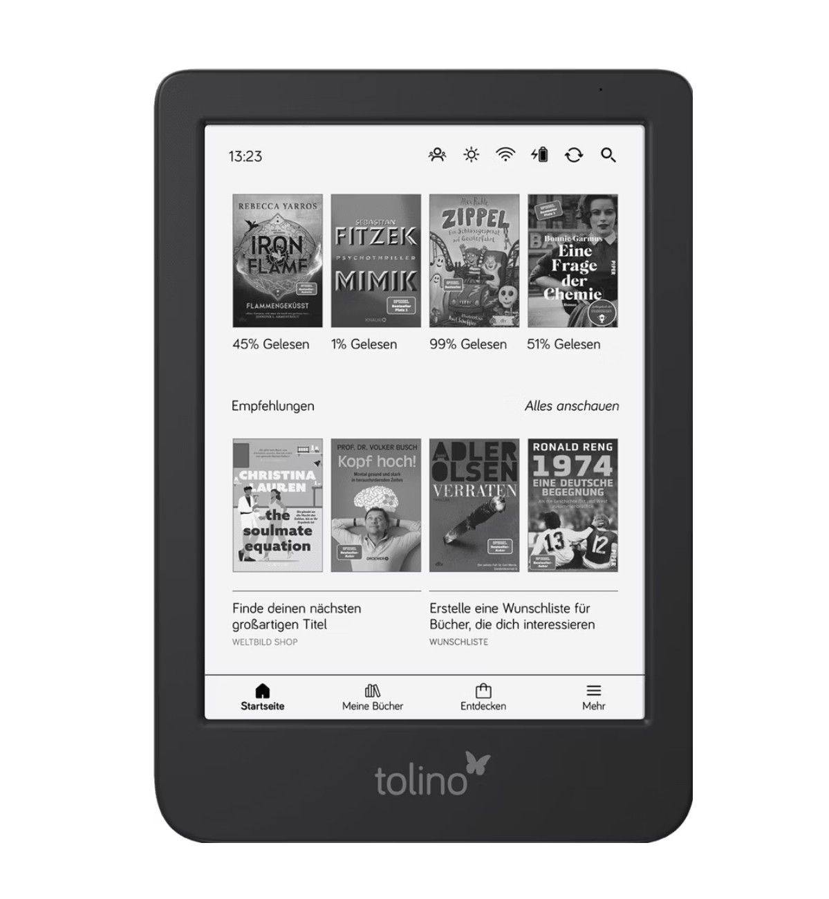 Tablettes PC: Tolino shine 5 Generation  – Neuf avec emballage d'origine à Büetigen par luana100 2
