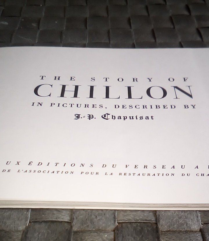 Libri: LIVRE SUR CHATEAU DE CHILLON – Usato da Lausanne venduto da DoN0sore55