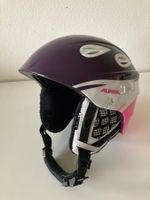 Alpina Skihelm Gr. 51-54 cm, Lila/Pink, Top Zustand!