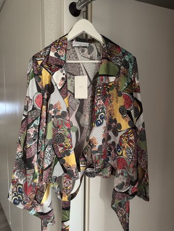 Anamika Khanna Seidenbluse, Grösse S, Neu mit Etikett