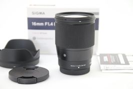 Sigma 16mm 1.4 DC DN / für Fujifilm X-Mount