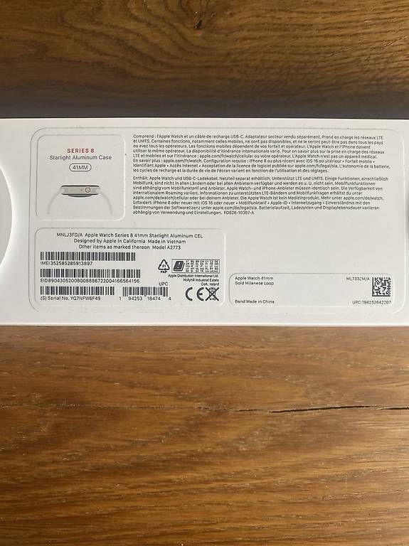 Apple Smartwatch: Apple Watch Series 8 – Usato da Immensee venduto da sus_hz2k 2