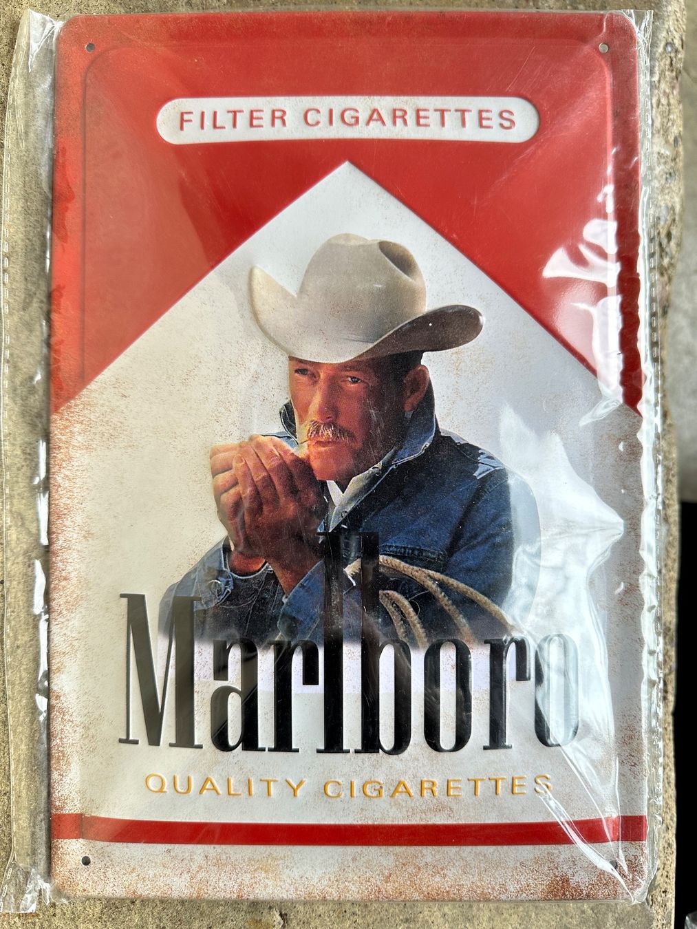 Insegne: Marlboro man cigarette werbung classic reklame – Nuovo (secondo la descrizione) da Reinach AG venduto da rares75