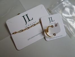RING & ARMBAND vergoldet JL  Jean&Len