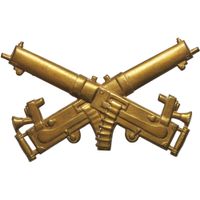 Schweiz Waffengattungsabzeichen Ord. 1916, Mitrailleur