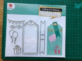 Party-Set -Thank you-Rahmen- Vorlage, Stanzschablon