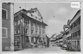 Bischofszell - Rathaus mit Marktplatz