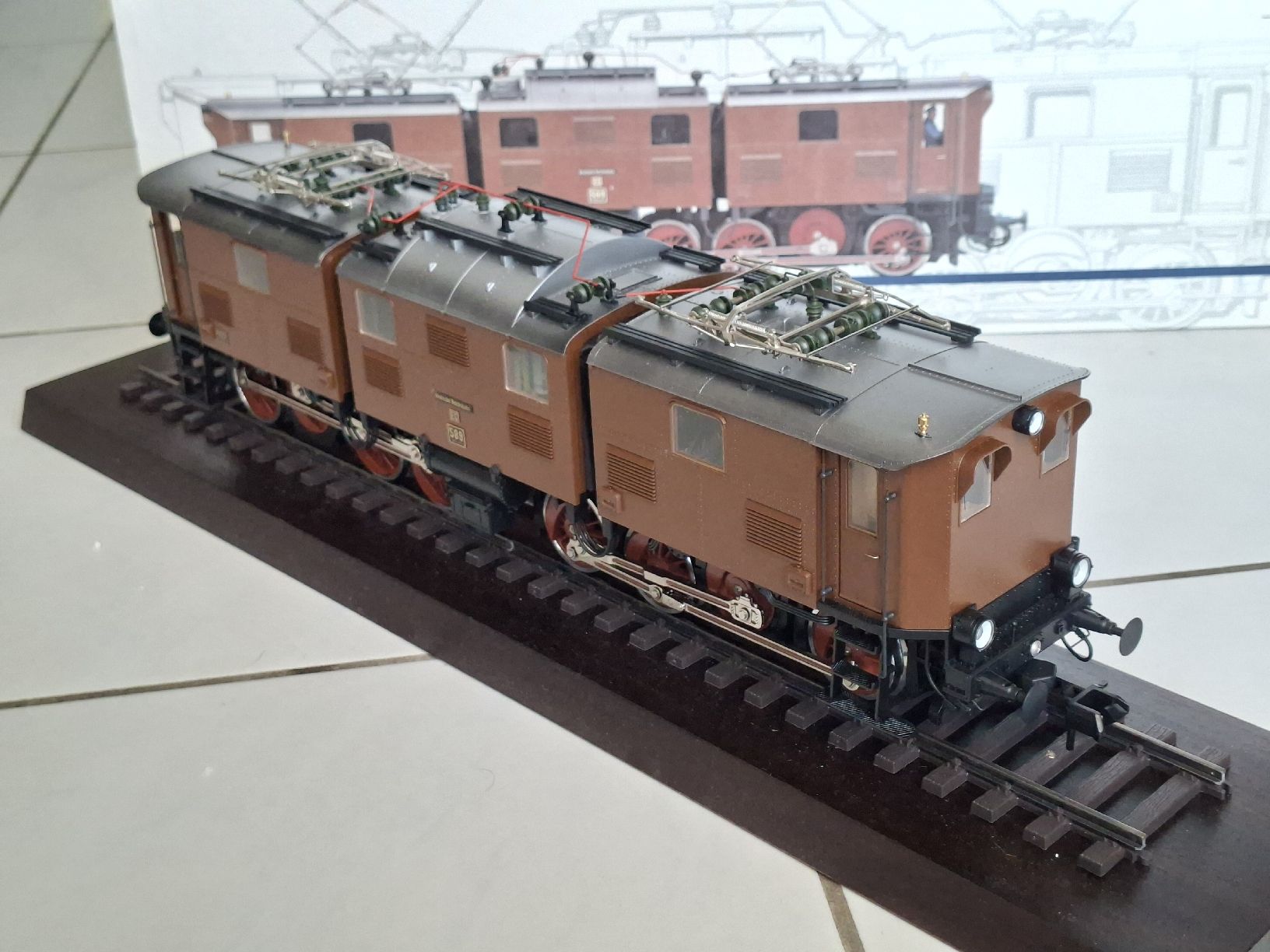 Märklin Modellini di ferrovie: Märklin Spur 1 5516 E-Lok EG 589 – Usato da Boll venduto da romanm0 4