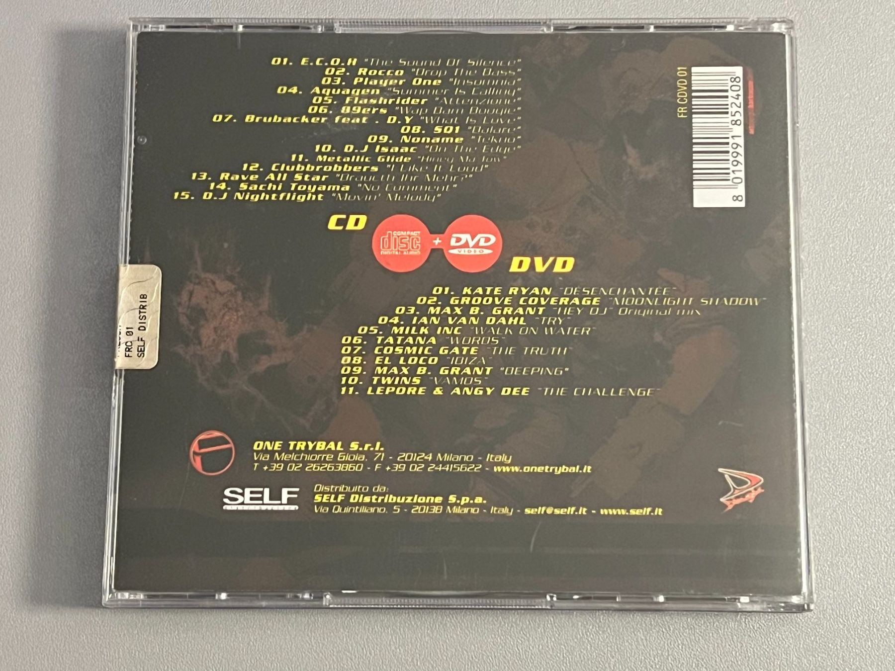 CD: Techno Hits Vol.1 (1CD + 1DVD) – Usato da Rivera venduto da poweradem05 1