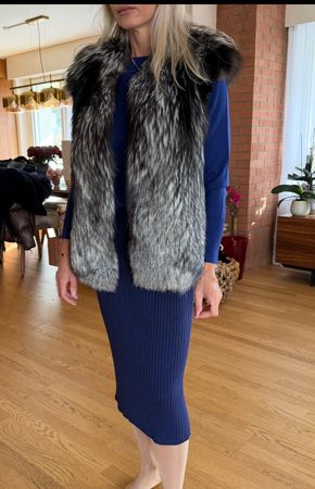 Nerz und Fuchsweste  Grösse M/L
