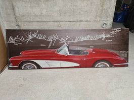 Leinwand/Bild mit rotem Caprio- Auto