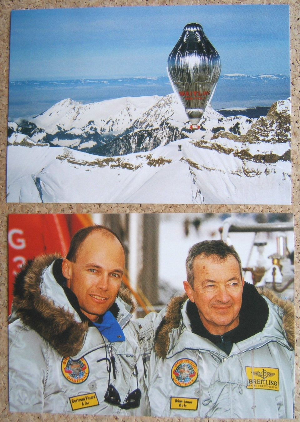 Alle Briefmarken: 2 BILDPOSTKARTEN BREITLING ORBITER 3 – Gebraucht aus Brunnen von Nonne04 1