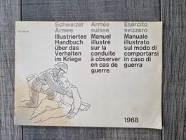 Schweizer Armee Handbuch 1968, verhalten im Krieg