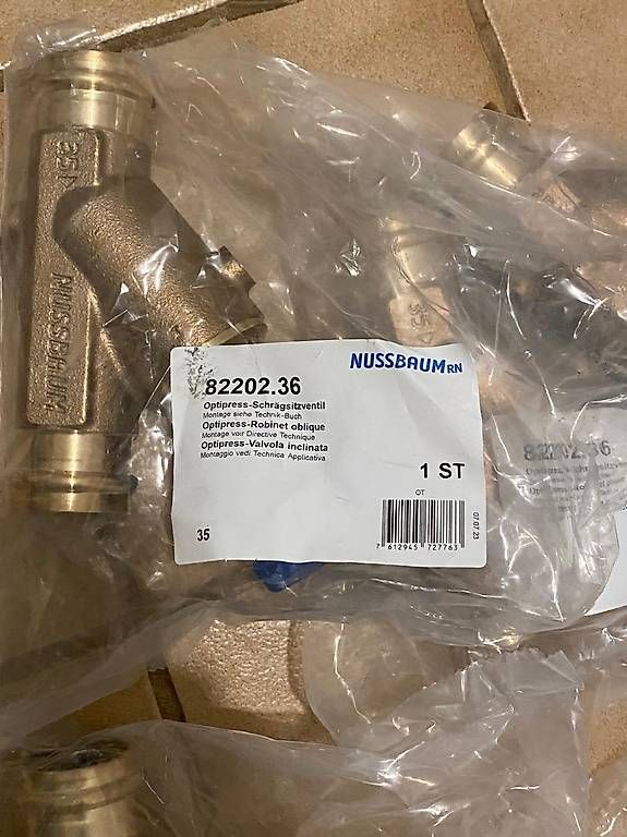 Robinetterie: Nussbaum Optipress Schrägsitzventile / Neu, OVP – D'occasion à Zeiningen par rot_2xls 1