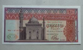 Ägypten ++ 10 Pounds 1976, ungefalten