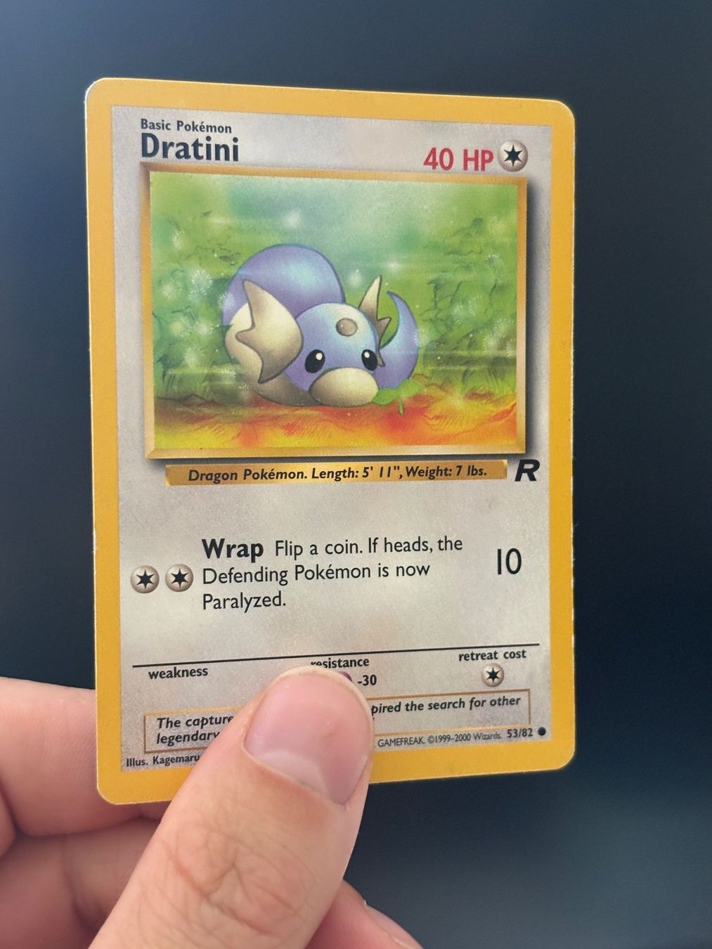 Pokémon Sammelbilder & Trading cards: Dratini 53/82 – TR Team Rocket EN – Gebraucht aus Davos Dorf von WadaDex 2