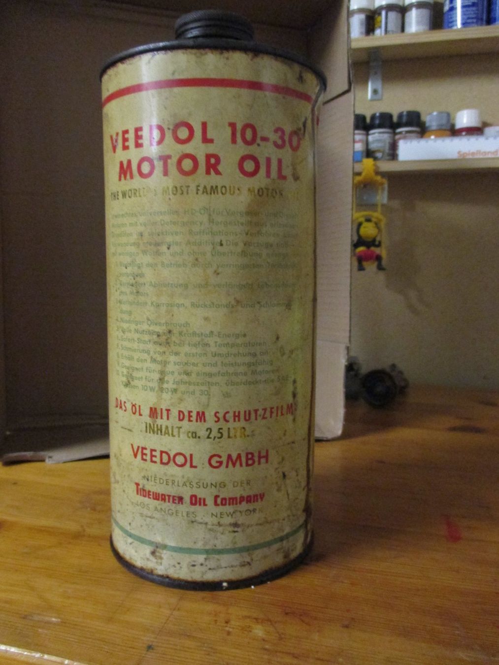 Altri elettrodomestici e apparecchi d’epoca: Veedol 10 - 30 Oeldose Dose Büchse Oldtimer Antik – Usato da Felsberg venduto da sanwill 2