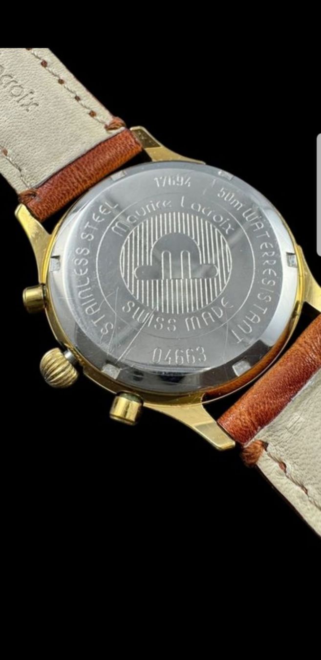 Maurice Lacroix Uhren: Maurice Lacroix Chronograph 04663 mit Lederband – Gebraucht aus Staufen von jasminm01 2