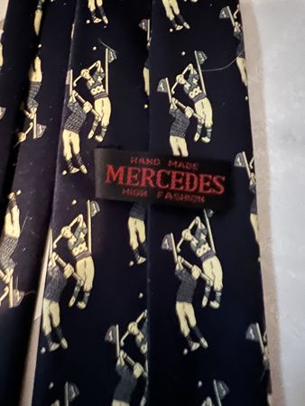 Krawatte Mercedes Seide, cravate Mercedes en soie