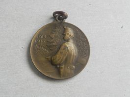 Medaille Schweiz Militär Grenzbesetzung 1914-18 Füs.Bat. 137