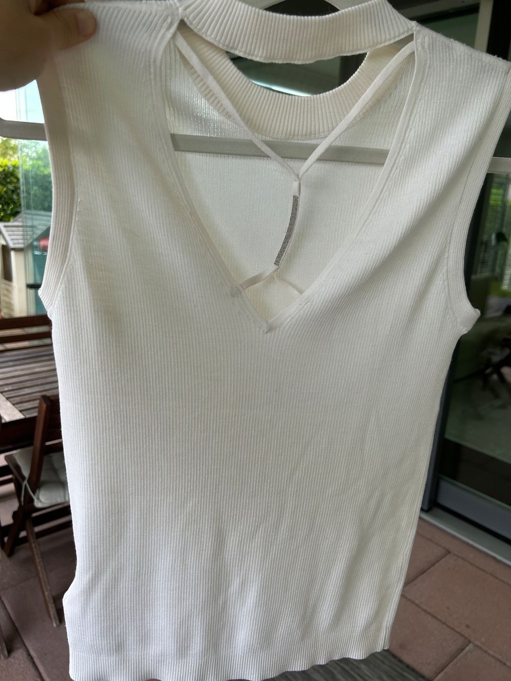 Top: Sexy elegant wool and silk top – Nuovo e nell'imballaggio originale da Zug venduto da luc_8rvs 6