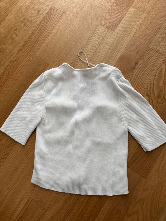 Zara Top: Zara Oberteil weiss Gr. M – Usato da Klingnau venduto da Vdado 1