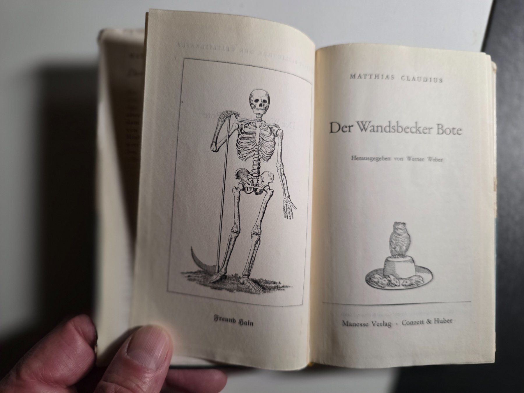 Libri: Matthias Claudius - Der Wandsbecker Bote - 1947 – Usato da Walterswil BE venduto da Lonitti 2