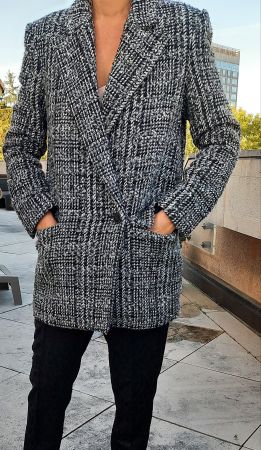 Veste manteau mi-long
