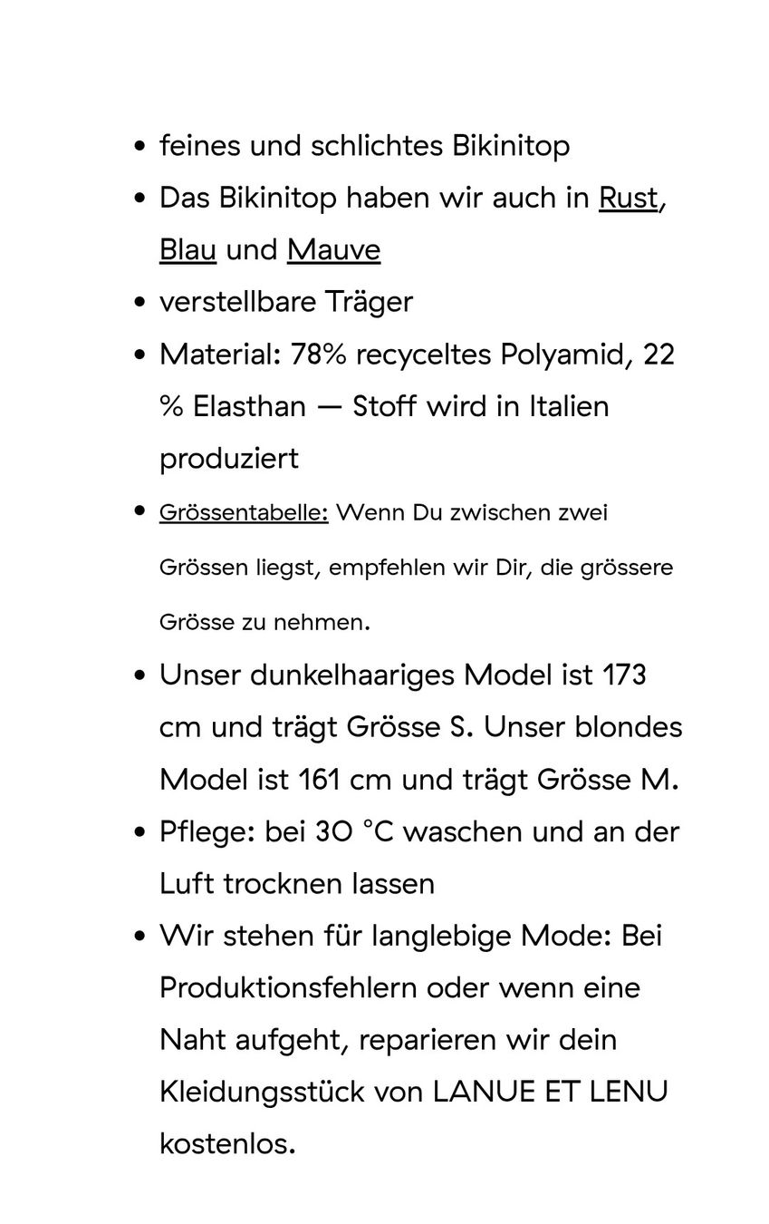 Maillots de bain & Bikinis: Bikini von lanue et lenu – Neuf (Voir description) à Leuk-Stadt par See_Lin 4