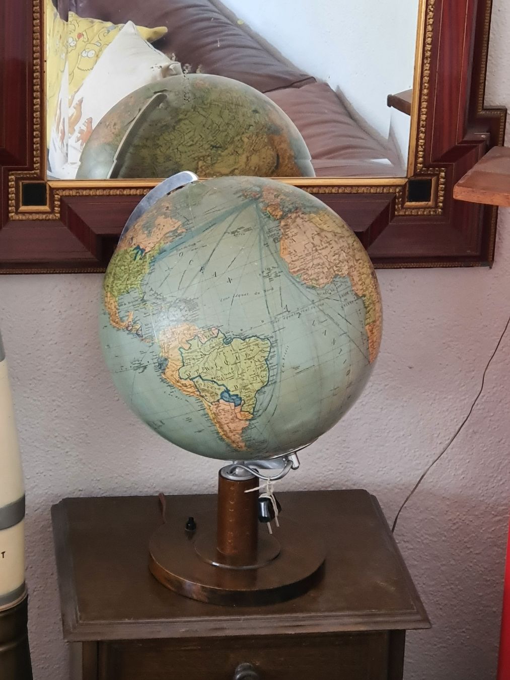 Sonstige Dekorationen & Accessoires: Vintage 1949 Globe Terrestre Colombus Dr Neuse – Gebraucht aus Tavannes von Alkatra-kkk666