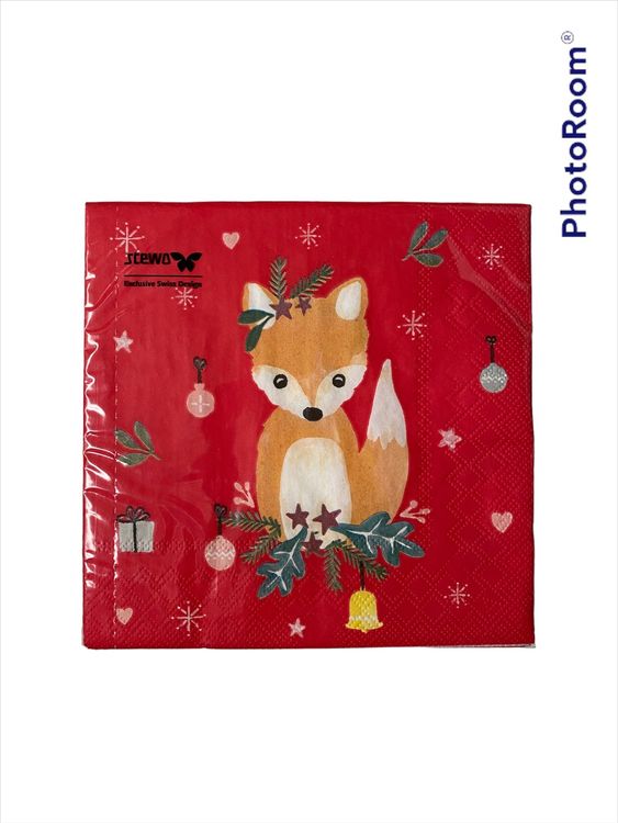 Servietten Kerze Und Steine – Winter- & Weihnachtsdesign, 20 Stück 33x33 Cm Für Festliche Tische