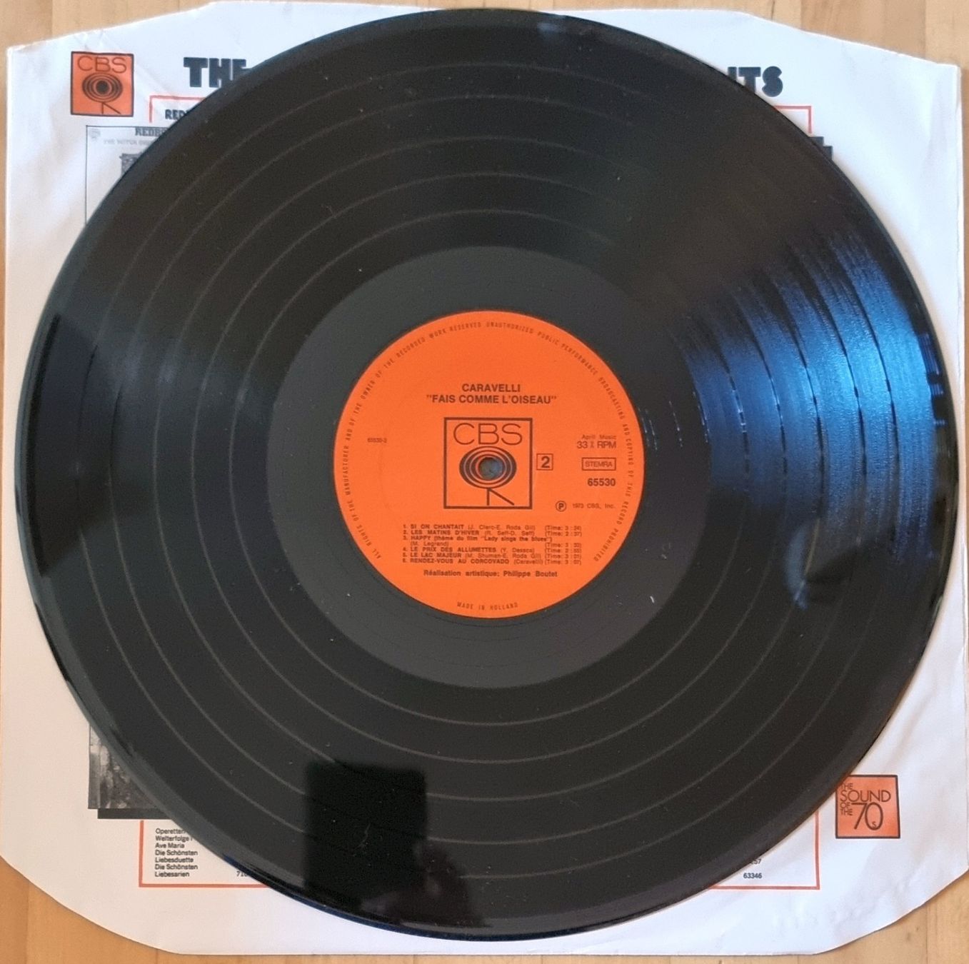 Dischi in vinile: LP Caravelli "Fais Comme L'Oiseau" (1973) Originalpressung – Usato da Luzern venduto da Frizzz 5